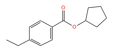 Cyclopentyl 4-ethylbenzoate